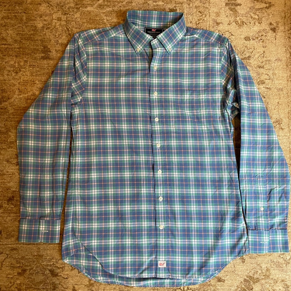 Vineyard Vines Men’s Slim Fit Murray Shirt size Medium
